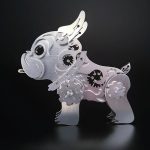 MetalFun (Metal Fun) 3D DIY Bulldog Metal Puzzle Model Kit (1)