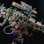 MetalFun (Metal Fun) 3D Mechanical Tyrannosaurus Rex Model Kit (19)