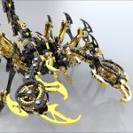 MetalFun (Metal Fun) 3D Metal Black Gold Scorpion Puzzle Model Kit (2)