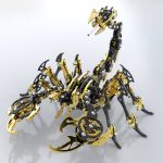 MetalFun (Metal Fun) 3D Metal Black Gold Scorpion Puzzle Model Kit (2)