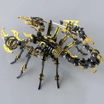 MetalFun (Metal Fun) 3D Metal Black Gold Scorpion Puzzle Model Kit (2)