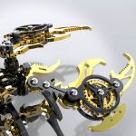 MetalFun (Metal Fun) 3D Metal Black Gold Scorpion Puzzle Model Kit (2)