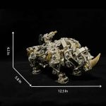 MetalFun (Metal Fun) 3D Metal Mechanical Rhino Puzzle (4)