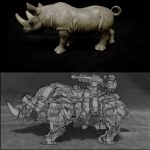 MetalFun (Metal Fun) 3D Metal Mechanical Rhino Puzzle (4)