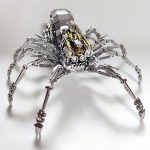 MetalFun (Metal Fun) 3D Metal Mechanical Spider Puzzle Model Kit (4)