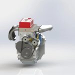 MetalFun (Metal Fun) 4-Cylinder 4-Stroke Gasoline Engine Model Kit (14)