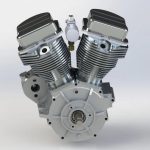 MetalFun (Metal Fun) CISON FG-VT9 9cc V2 Motorcycle Engine Model (8)