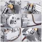 MetalFun (Metal Fun) CISON FG-VT9 9cc V2 Motorcycle Engine Model (8)
