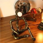 MetalFun (Metal Fun) Creative Steampunk Industrial Robot Pipe Lamp (2)