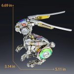 MetalFun (Metal Fun) Cyberpunk Mechanical Rabbit 3D Metal Puzzle Model (2)