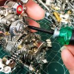 MetalFun (Metal Fun) Cyberpunk Mechanical Rabbit 3D Metal Puzzle Model (2)