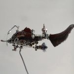 MetalFun (Metal Fun) Handcrafted Steampunk Dunkleosteus Mechanical Fish Model (7)