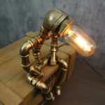 MetalFun (Metal Fun) Melancholic Water Pipe Robot Desk Lamp (4)