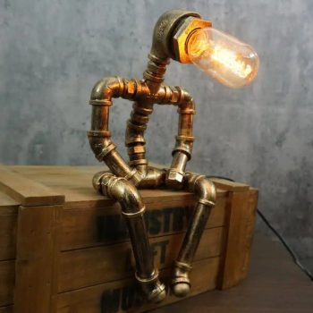 Melancholic Pipe Robot Desk Lamp