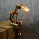 MetalFun (Metal Fun) Melancholic Water Pipe Robot Desk Lamp (4)