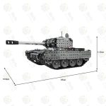 MetalFun (Metal Fun) Metal RC Tank Military Model Kit (6)