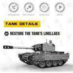 MetalFun (Metal Fun) Metal RC Tank Military Model Kit (6)