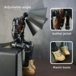 MetalFun (Metal Fun) Pipe Robot Desk Lamp with Jacket and Martin Boots (7)