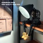 MetalFun (Metal Fun) Pipe Robot Desk Lamp with Jacket and Martin Boots (7)