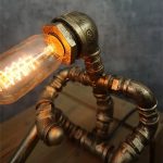MetalFun (Metal Fun) Steampunk Lazy Pipe Robot Desk Lamp (2)