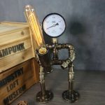 MetalFun (Metal Fun) Steampunk Lightsaber Pipe Robot Desk Lamp (1)