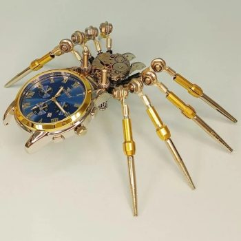 Steampunk Mechanical Spider Clock Model Kit