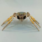 MetalFun (Metal Fun) Steampunk Mechanical Spider Clock Model Kit (11)