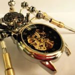 MetalFun (Metal Fun) Steampunk Mechanical Spider Clock Model Kit (11)