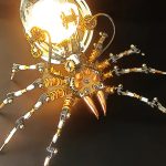 MetalFun (Metal Fun) Steampunk Metal Spider Desk Lamp Kit (1)