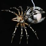 MetalFun (Metal Fun) Steampunk Metal Spider Desk Lamp Kit (1)