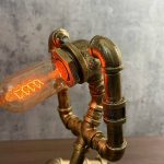 MetalFun (Metal Fun) Steampunk Pipe Boxing Robot Desk Lamp (2)