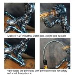 MetalFun (Metal Fun) Steampunk Pipe Fisherman Robot Desk Lamp (5)