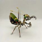 MetalFun (Metal Fun) Steampunk Praying Mantis Metal Puzzle Model Kit (2)