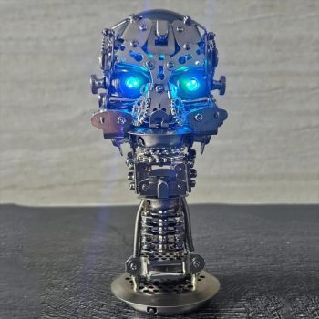 Steampunk Skull DIY 3D Metal Puzzle Model Kit