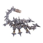 MetalFun (Metal Fun) Steampunk Stainless Steel War Scorpion Model (6)