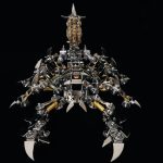 MetalFun (Metal Fun) Steampunk Stainless Steel War Scorpion Model (6)