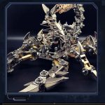 MetalFun (Metal Fun) Steampunk Stainless Steel War Scorpion Model (6)