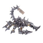 MetalFun (Metal Fun) Steampunk Stainless Steel War Scorpion Model (6)