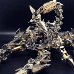 MetalFun (Metal Fun) Steampunk Stainless Steel War Scorpion Model (6)