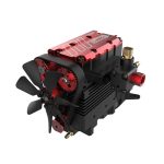MetalFun (Metal Fun) TOYAN Inline Twin-Cylinder Methanol Engine Model Kit (8)