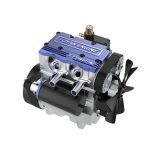 MetalFun (Metal Fun) Toyan 4-Stroke Inline Twin-Cylinder Methanol Engine Model Kit (4)