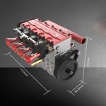 MetalFun (Metal Fun) Toyan Inline-4 Cylinder Gasoline Engine Model Kit (6)